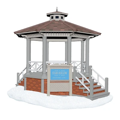 Hallmark Keepsake Christmas Ornament (Gilmore Girls Stars Hollow Gazebo Musical)