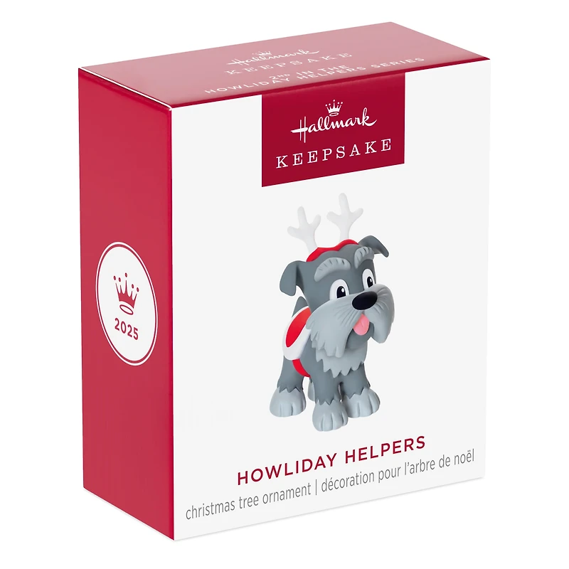 Hallmark Keepsake 1.25" Mini Christmas Ornament (Howliday Helpers)