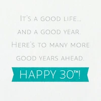 Hallmark Paper Wonder Pop Up 30th Birthday Card (Good Year)