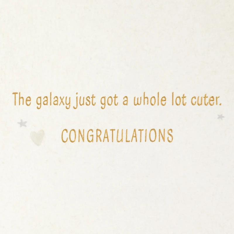 Hallmark Baby Shower Card (Baby Yoda, Force is Strong)