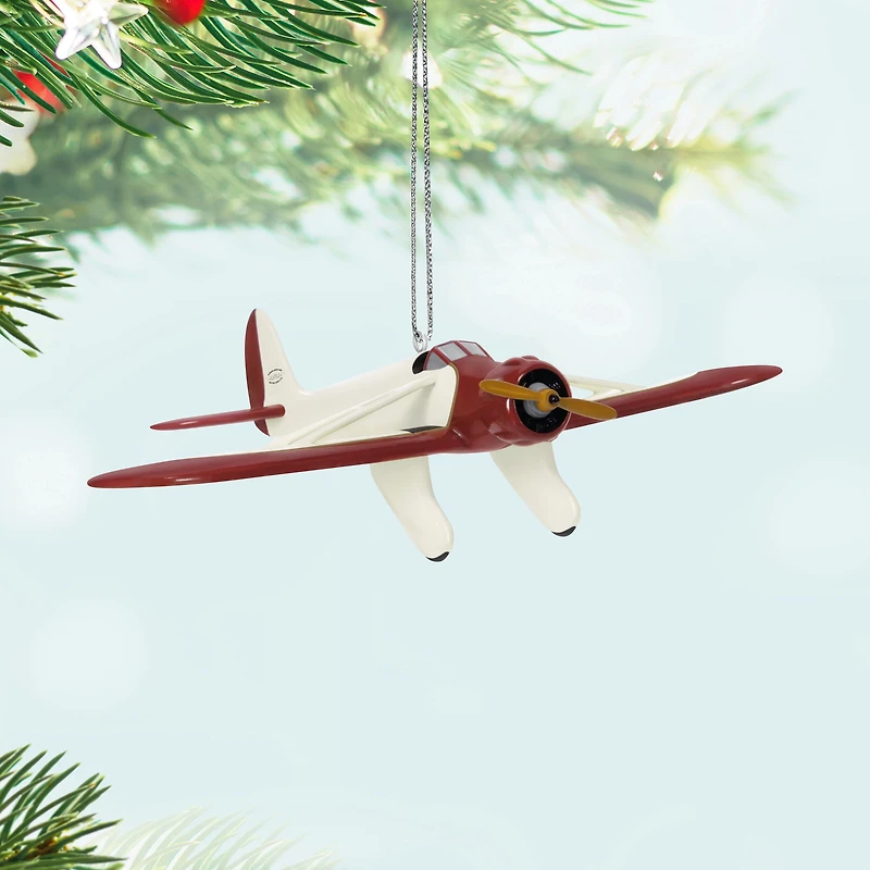 Hallmark Keepsake Christmas Ornament (Sky's the Limit Kinner Sportwing Airplane)