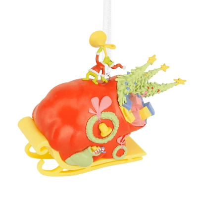 Hallmark Christmas Ornament (Dr. Seuss's How the Grinch Stole Christmas! Grinch on Sleigh)