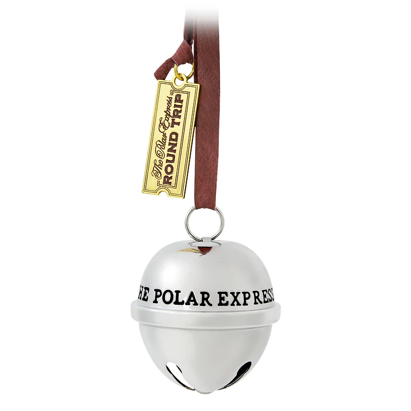 Hallmark Keepsake Christmas Ornament (The Polar Express Santa's Sleigh Bell 2025, Metal)