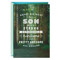 Birthday Card for Son (Woodland Trail)