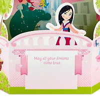 Paper Wonder Pop Up Birthday Card for Kids (Disney Princess Castle)