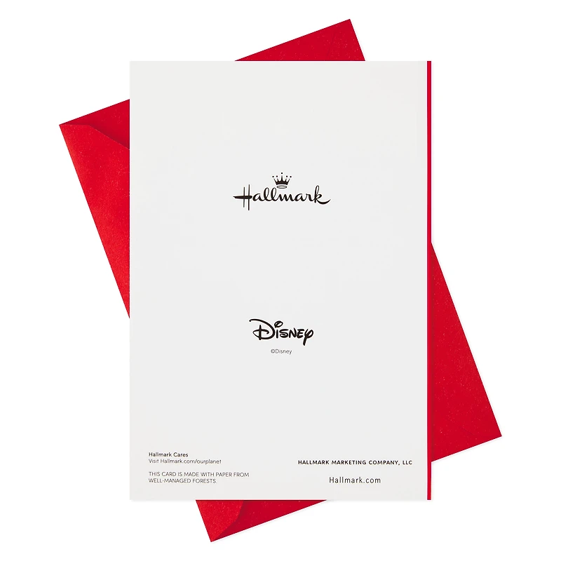 Pack of Disney Christmas Cards, Jolly Joyful Mickey Mouse (10 Cards with Envelopes)