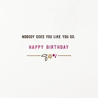 Sassy, Classy and Badassy Birthday Card With Removable Banner