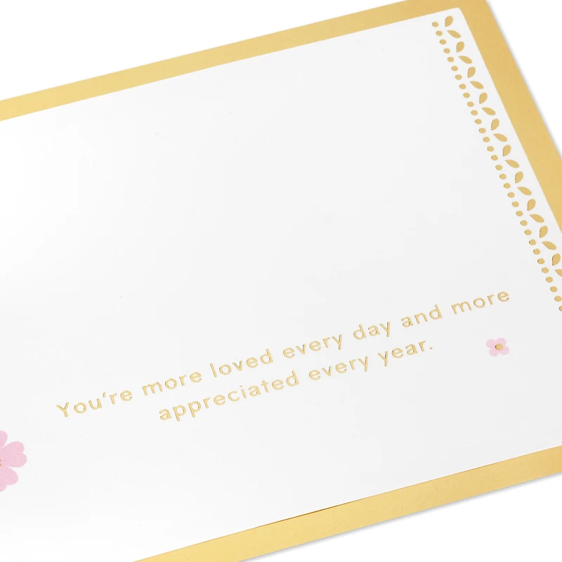 Love and Appreciation Flower Bouquet 3D Pop-Up Love Card