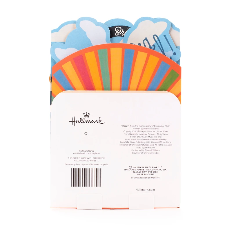 Pop Up Graduation Card with Song (Smiling Sun, Plays Happy by Pharrell Williams )