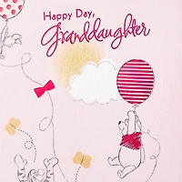 Hallmark Winnie the Pooh Birthday Card for Granddaughter (Beautiful Birthday)