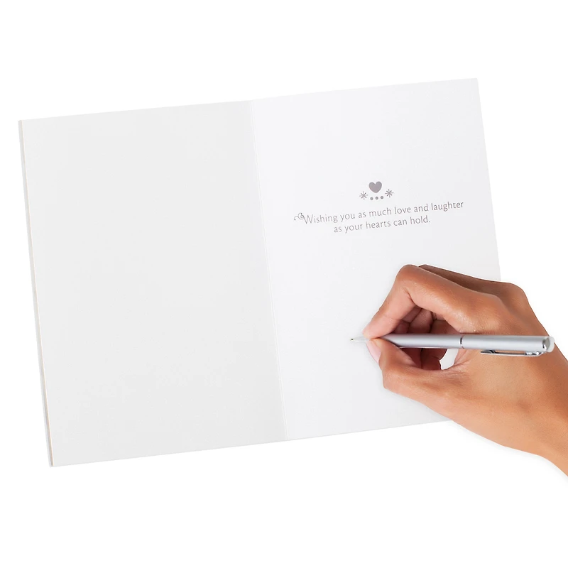 Signature Wedding Card (Live Laugh Love)