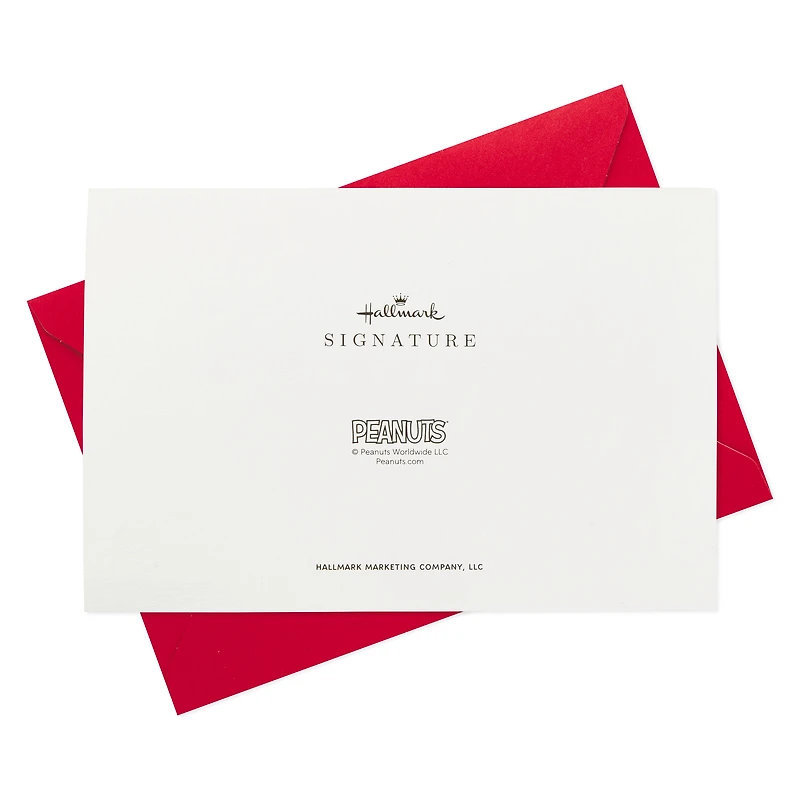 Signature Peanuts Birthday Card (Snoopy Canoe)