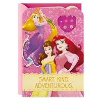 Birthday Card for Kids (Disney Princess Earring Stickers)