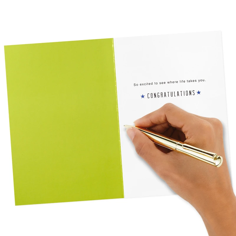 Signature Graduation Card (Go Change the World Letterboard)