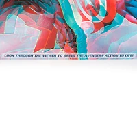 Avengers Birthday Card with 3D Stickers and Glasses (Avengers Assemble!)