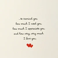 Just a Little Note Love Card