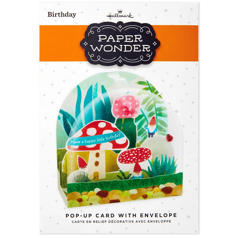 Paper Wonder Displayable Pop Up Birthday Card (Gnomes)
