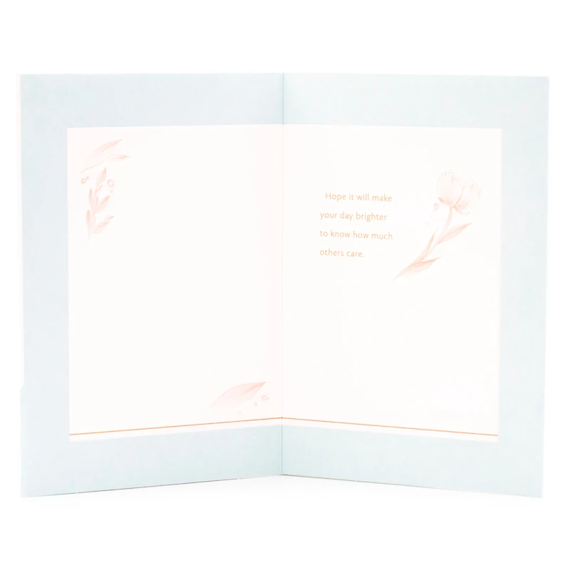 Thinking of You Card (Brighten Your Day Flower Pattern)