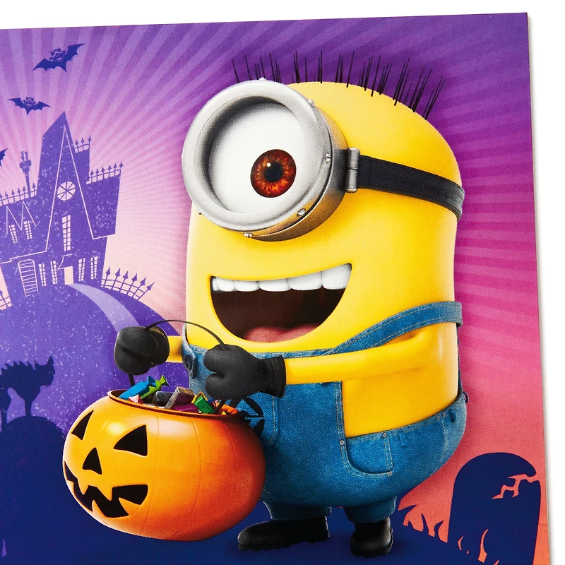 Minions Halloween Card with Song for Kids (Plays "Happy" by Pharrell Williams)