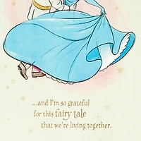 Disney Anniversary Card, Love Card (Our Fairy Tale)