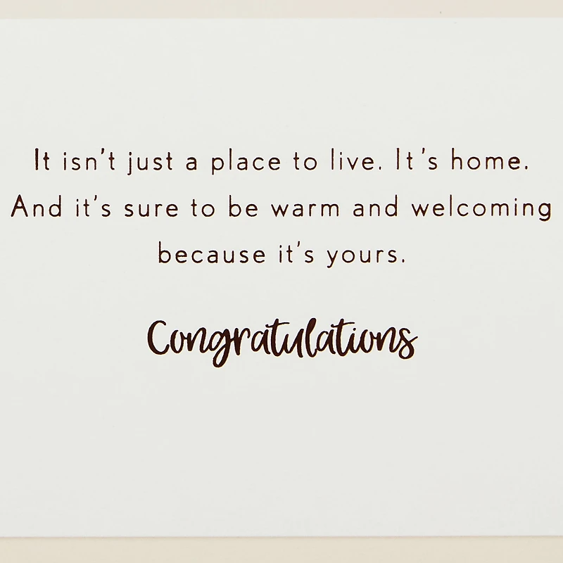 Housewarming Card (Welcome Home Doormat)