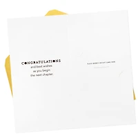 Pack of 1 Graduation Cards Money Holders or Gift Card Holders with Envelopes (Life is a Story)