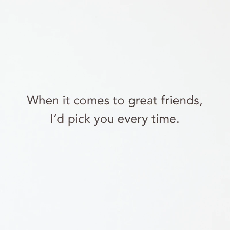 Friendship Card, Thank You Card, Thinking of You Card (Pick You)