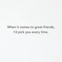 Friendship Card, Thank You Card, Thinking of You Card (Pick You)