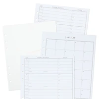 Address Book Refill Pages (Pack of 44 Replacement Pages for Addresses, Appointments)