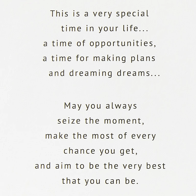 Graduation Card for Her (Remarkable Young Woman)