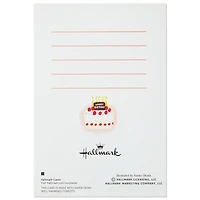 Pop Up Birthday Card (Cat and Friend with Birthday Cake)