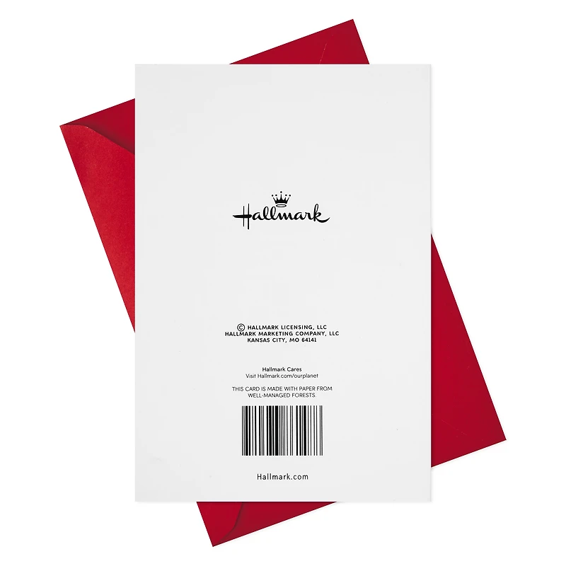 I Love You Photographic Snowy Scene