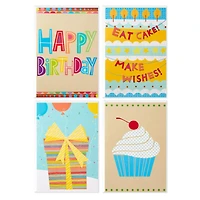 Assorted Birthday Cards (Birthday Icons, 12 Cards and Envelopes)