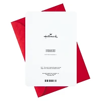 Hallmark Peanuts Christmas Card (Snoopy Ice Skating)