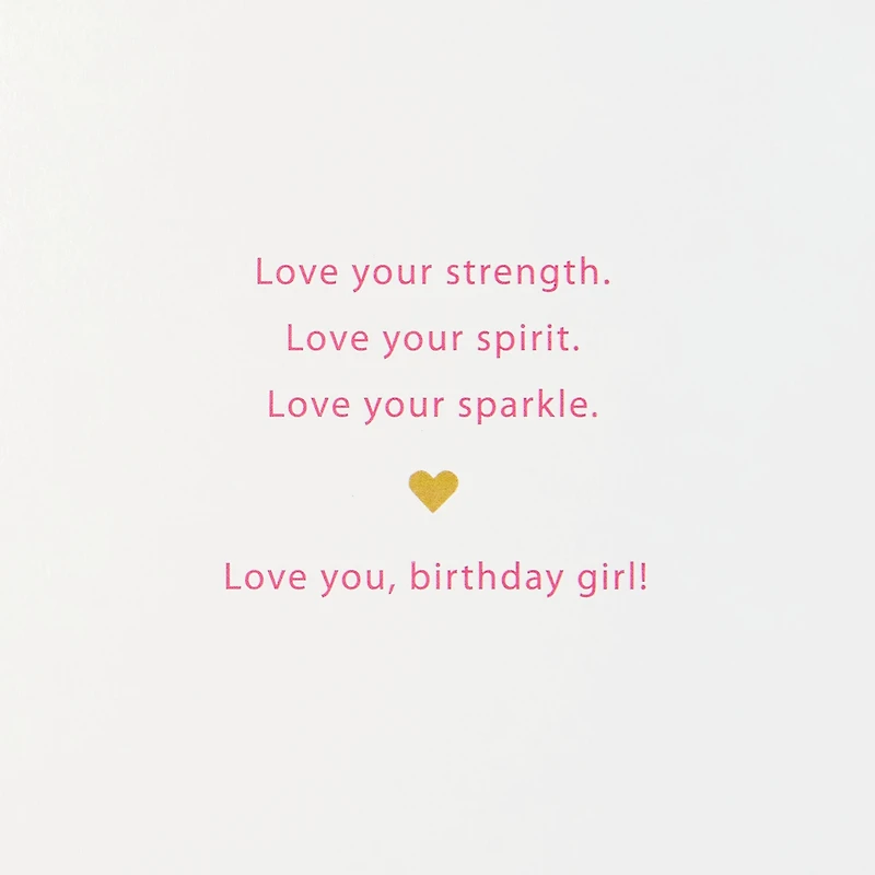 Love Your Sparkle Birthday Card for Her