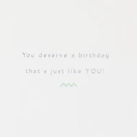 Unicorn Piñata Simply Magical Birthday Card