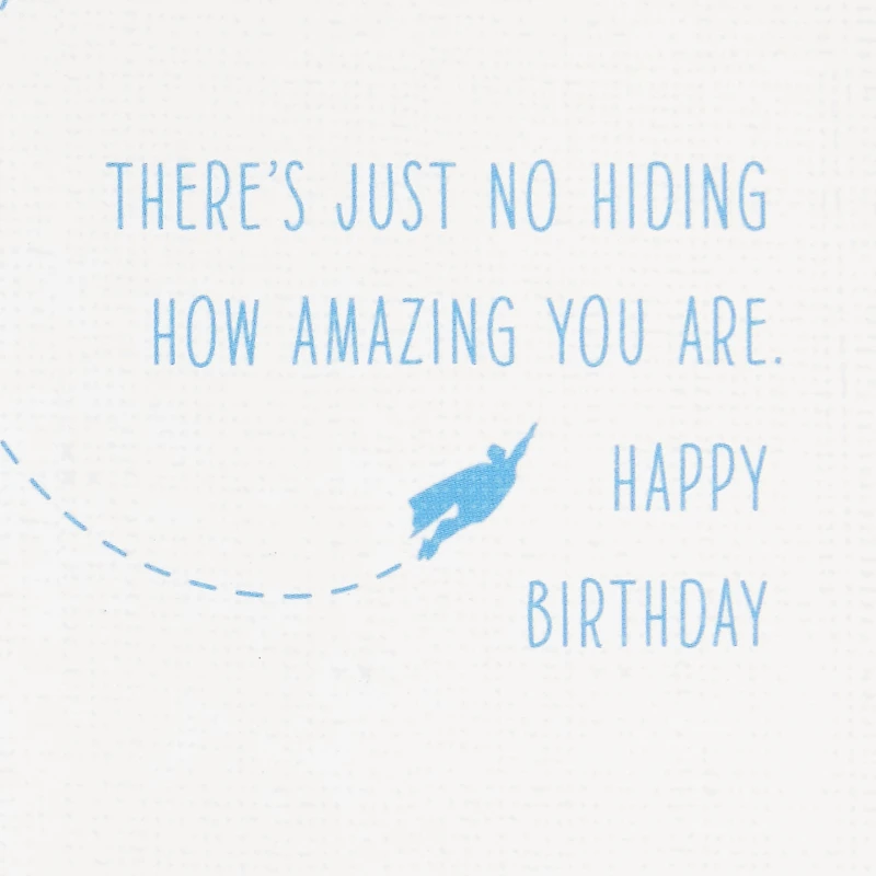 You're My Super Hero Birthday Card