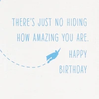 You're My Super Hero Birthday Card