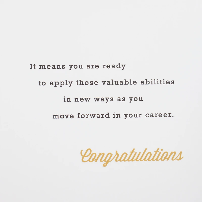 Master's Degree Graduation Card (Show the World What You Can Do)