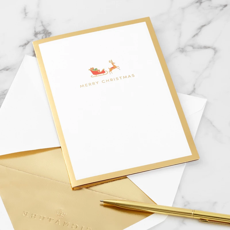 Signature Paper Wonder Pop Up Christmas Card (Santa's Sleigh)