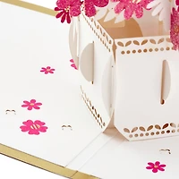 Happy Thoughts Flower Bouquet 3D Pop Up Thinking of You Card