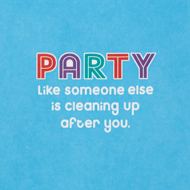 Birthday Card (Dog Eating Birthday Cake)