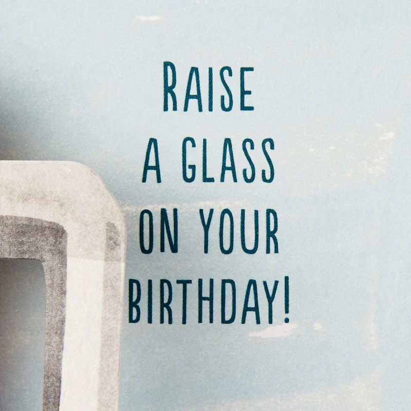 Paper Wonder Displayable Pop Up Birthday Card (Beer)