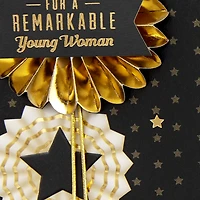 Graduation Card for Her (Remarkable Young Woman)