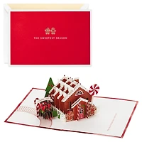 Sweetest Season Gingerbread House 3D Pop-Up Christmas Card