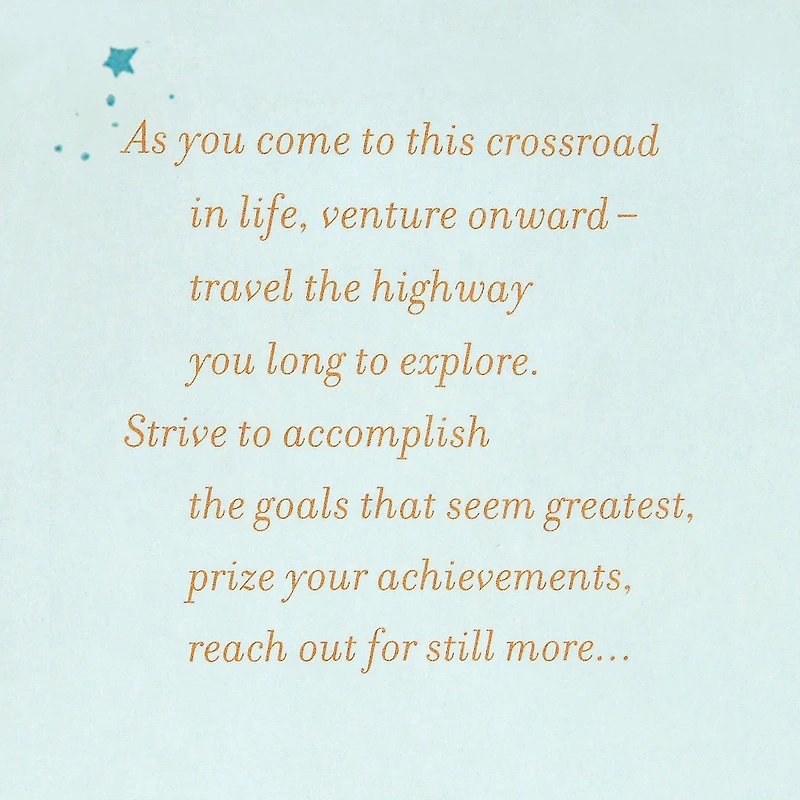 Graduation Card (Path to True Happiness)