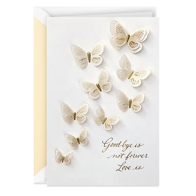 Signature Sympathy Card (Butterflies)
