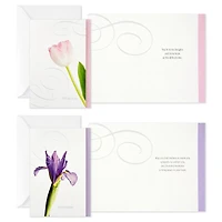 Assorted Sympathy Cards (Flowers, 12 Cards and Envelopes)