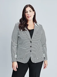 Veste en tricot à manches longues