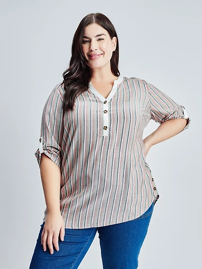Blouse à manches 3/4